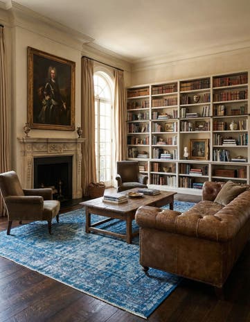 9' 3 x 12' 2 Vintage Royal Wool Rug