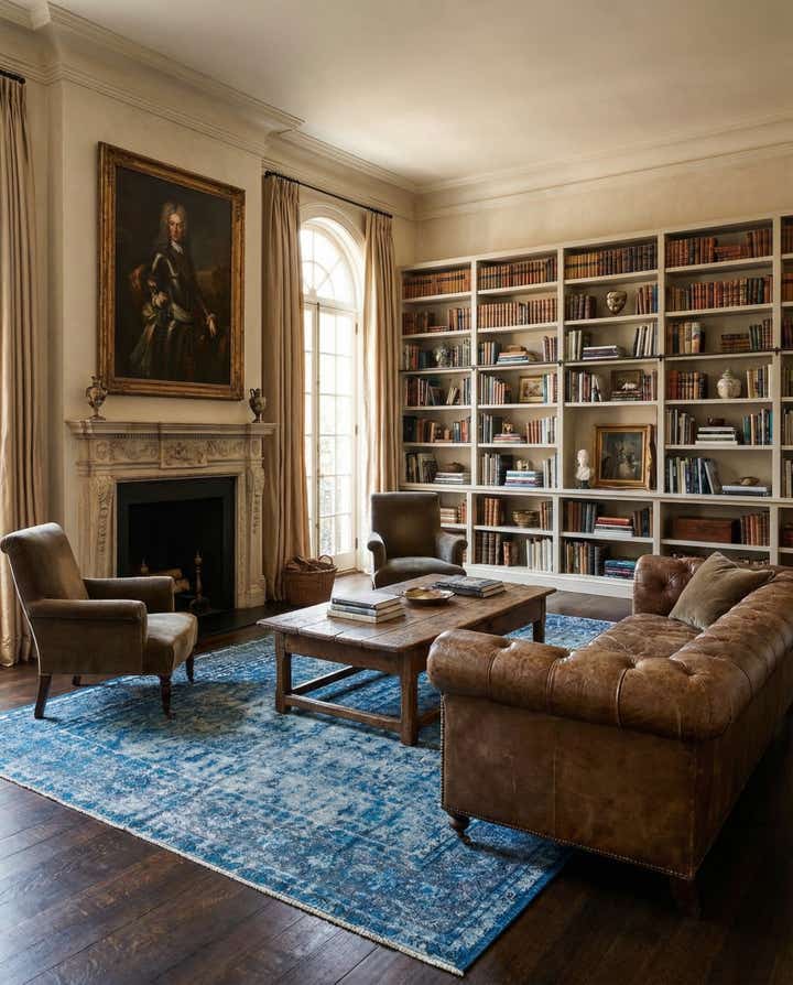 9' 3 x 12' 2 Vintage Royal Wool Rug