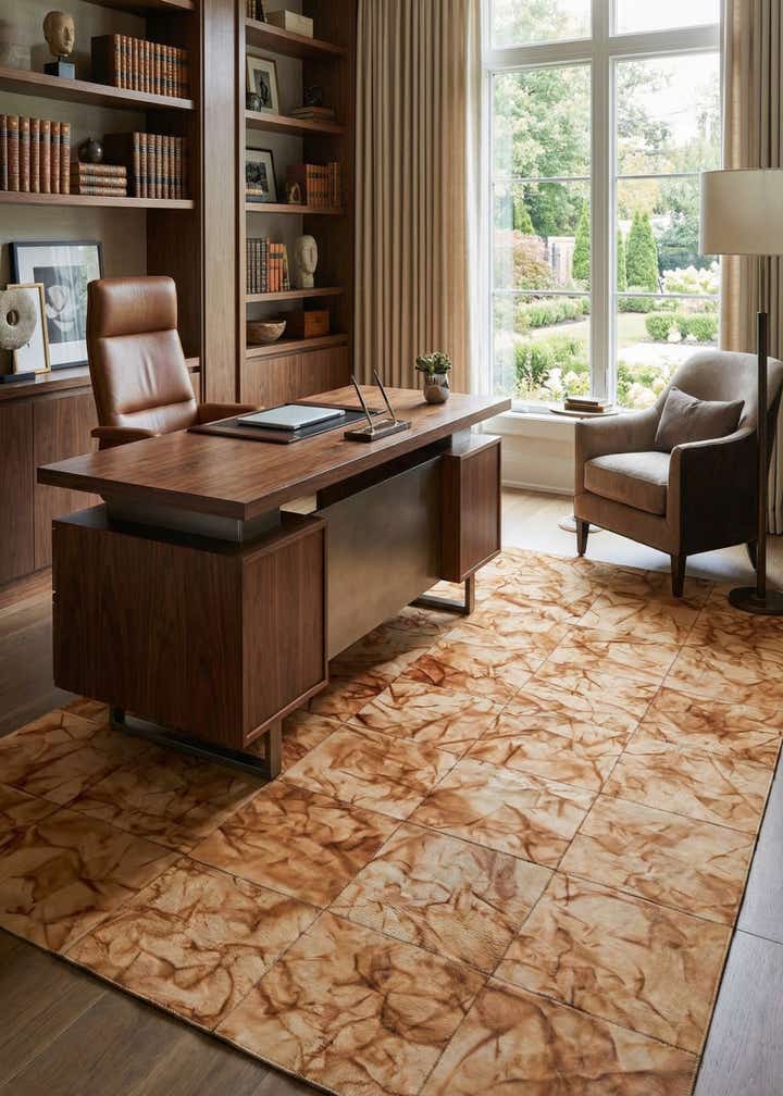 5' x 7' 11 Cowhide - Patchwork Rug