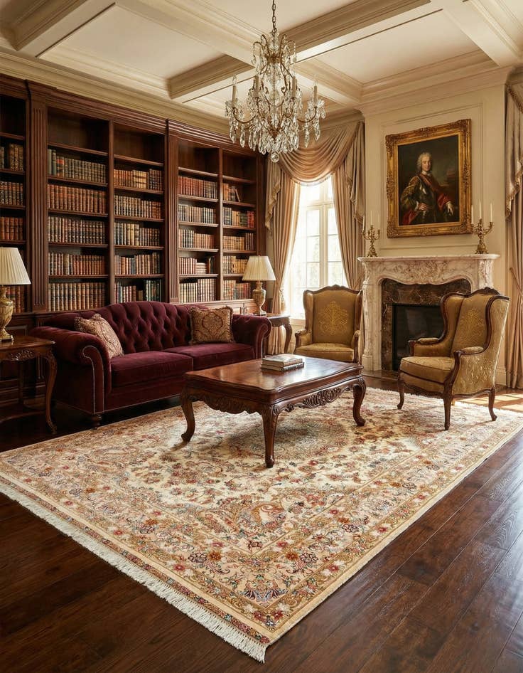 Detail image of  9' 10 x 13' 1 Tabriz Rug