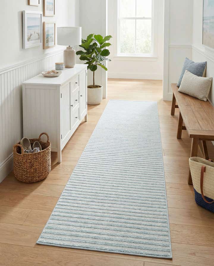 2' 7 x 12' Easy-Clean Sabrina Soto Indoor / Outdoor Runner Rug