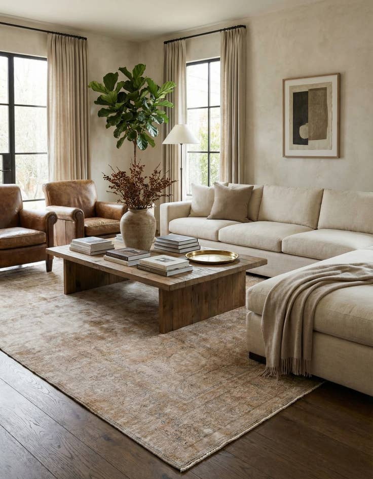 Detail image of  9' 10 x 12' 6  Hand Knotted Ultra Vintage Persian Wool Rug