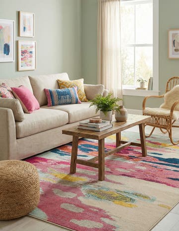 7' x 10' Washable Hyacinth Rug