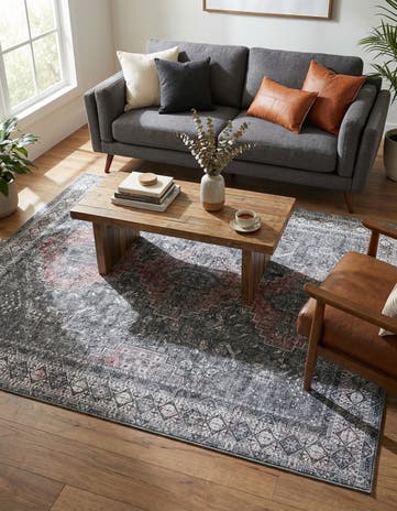 5' 1 x 8' Washable Timeless Rug