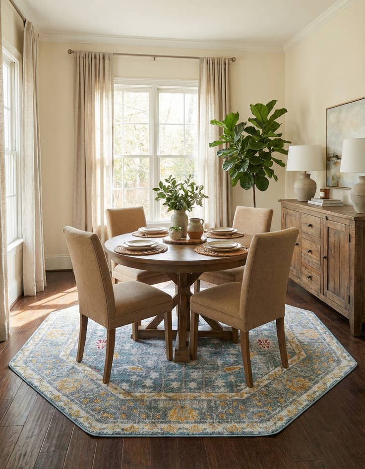 Detail image of 8' 2 x 8' 2 Paragon Octagon Rug