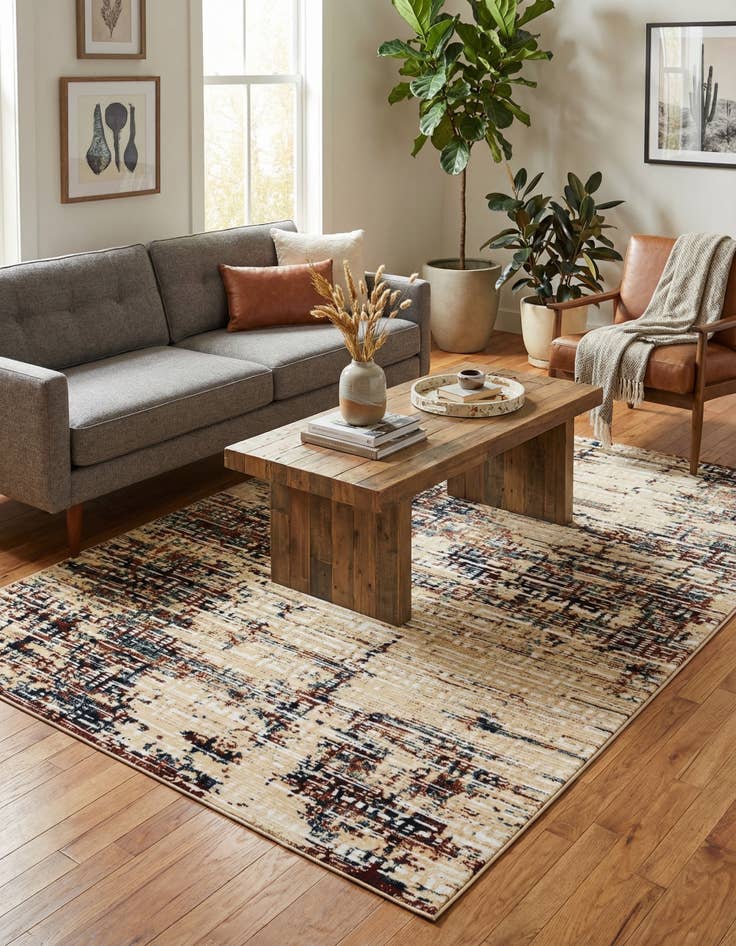 Detail image of  5' 3 x 7' 8 Nain Rug