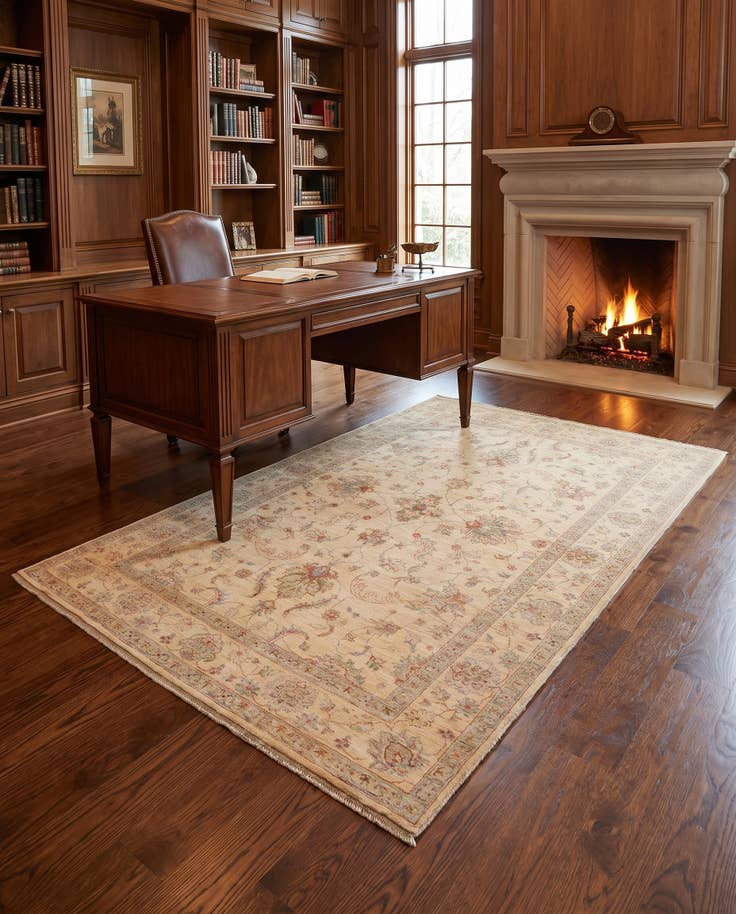 Detail image of 175cm x 250cm Hand Knotted Ziegler Rug