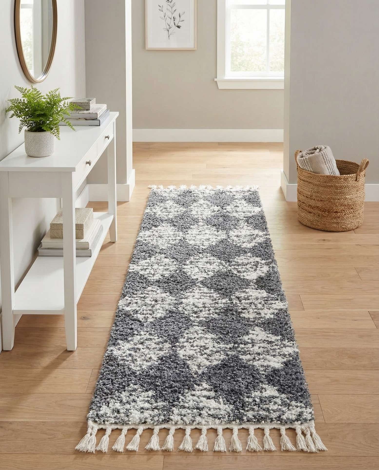 2' x 6' Serenity Shag Runner Rug