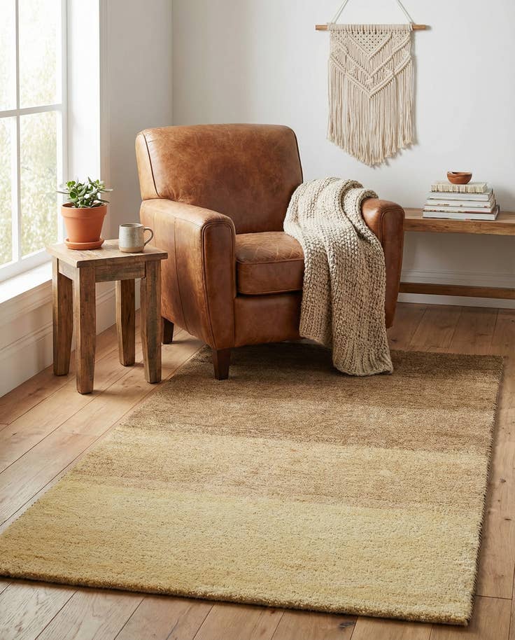 Detail image of 3' x 5' 3 Hand Knotted Kashkuli Gabbeh Wool Rug