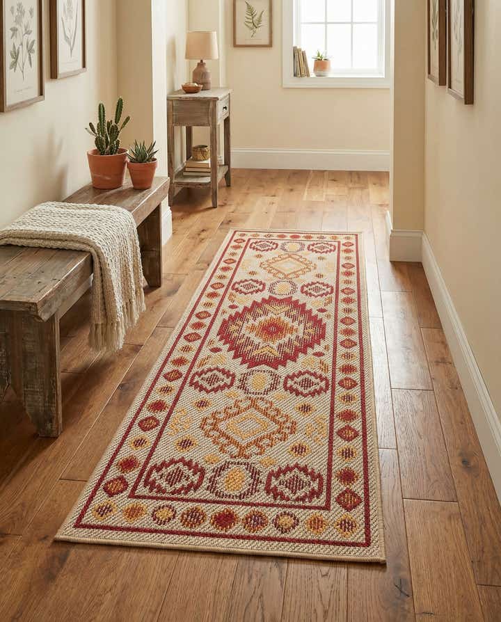 2' x 5' Easy-Clean Baja Indoor / Outdoor Runner Rug