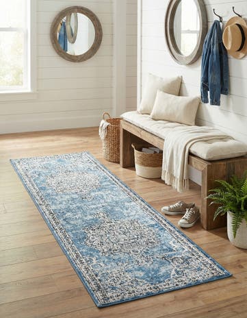 Blue Nyla Runner Rug