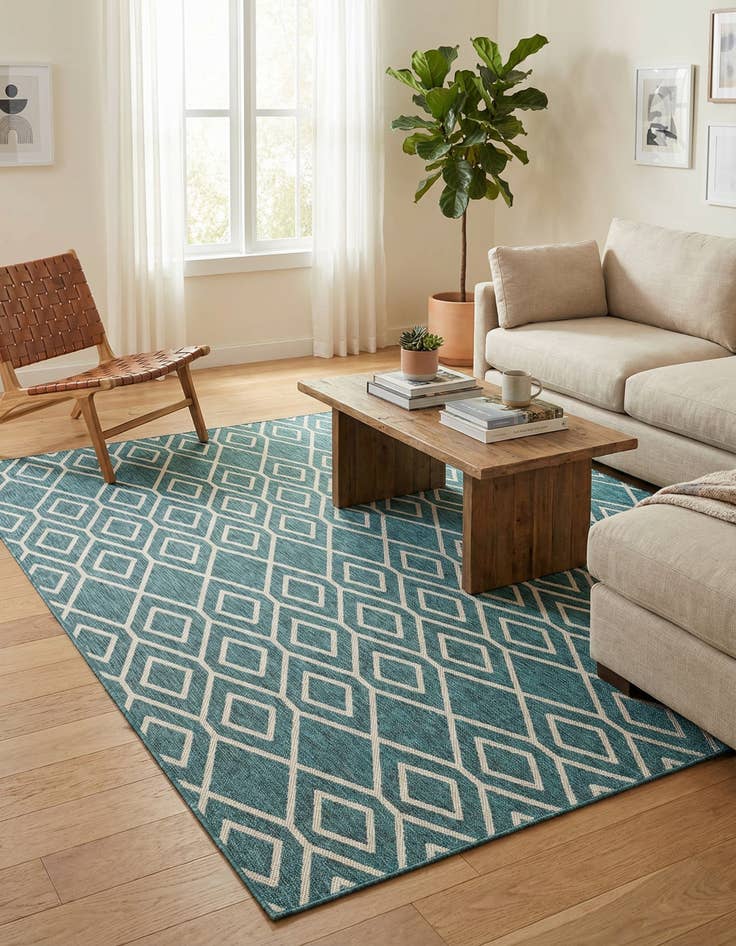 Detail image of 7' x 10' Easy-Clean Jill Zarin Turks and Caicos Indoor / Outdoor Rug