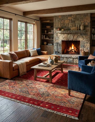 6' 9 x 9' 7 Hand Knotted Ariana Ziegler Oriental Rug