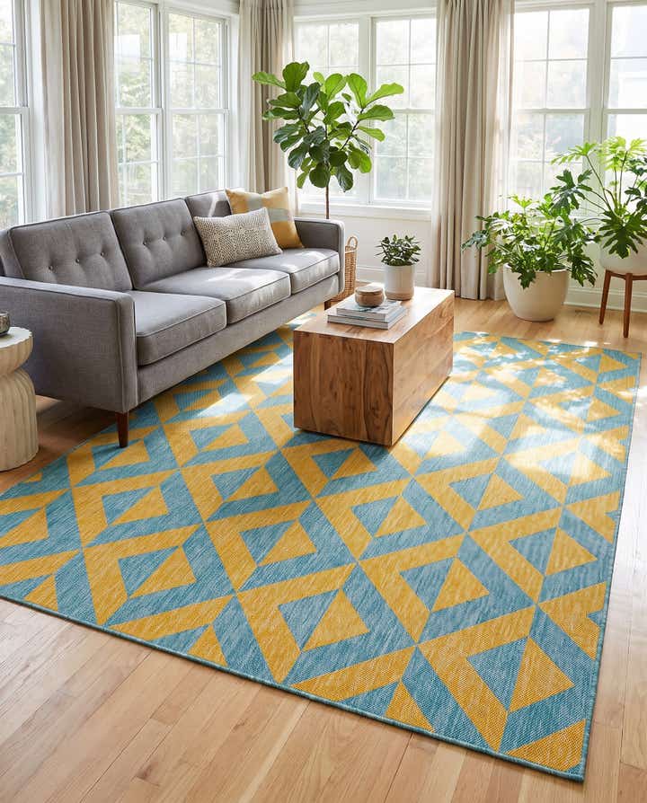7' 10 x 10' Easy-Clean Jill Zarin Napa Indoor / Outdoor Rug