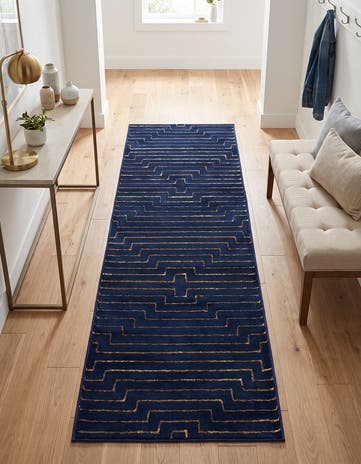 2' x 6' Vogue Geo Runner Rug