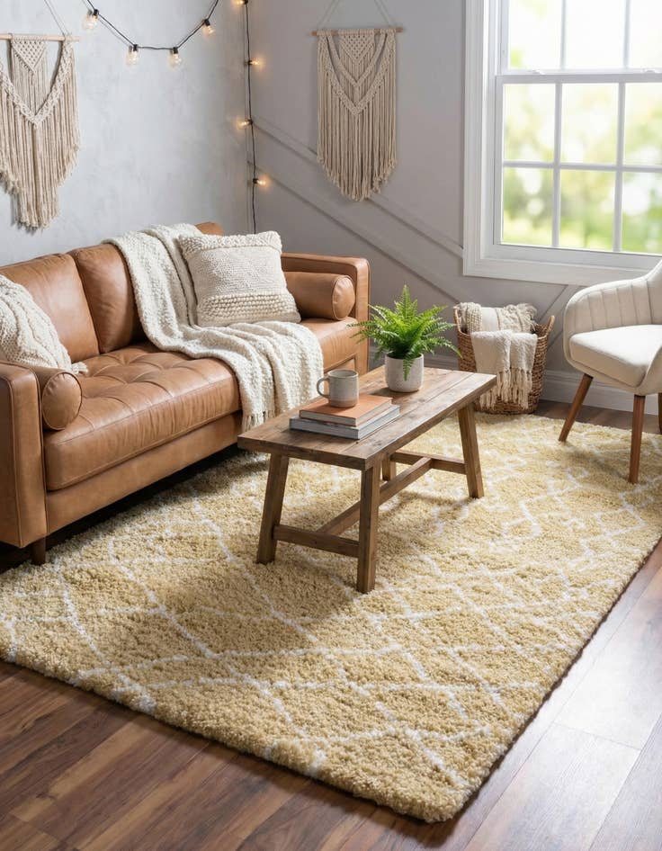 Detail image of 4' x 6' Marrakesh Shag Rug