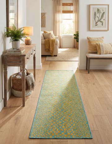 2' x 8' Easy-Clean Jill Zarin Cape Town Indoor / Outdoor Runner Rug