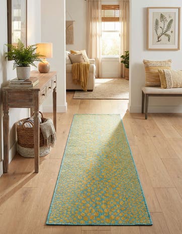 2' x 8' Easy-Clean Jill Zarin Cape Town Indoor / Outdoor Runner Rug