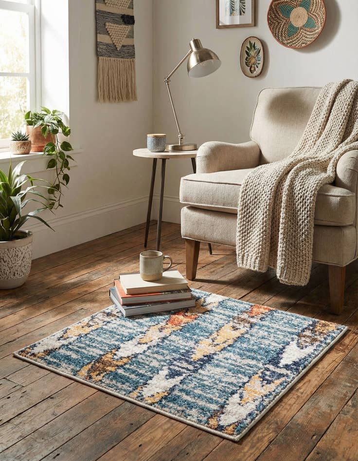 Detail image of  1' 4 x 1' 4 Aramis Sample Rug