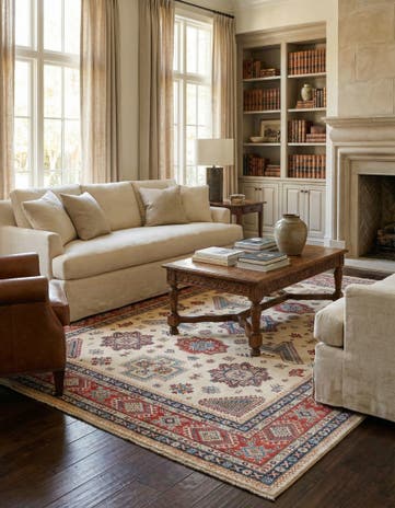9' 2 x 11' 9 Hand Knotted Kazak Rug
