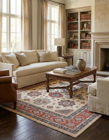 9' 2 x 11' 9 Hand Knotted Kazak Rug