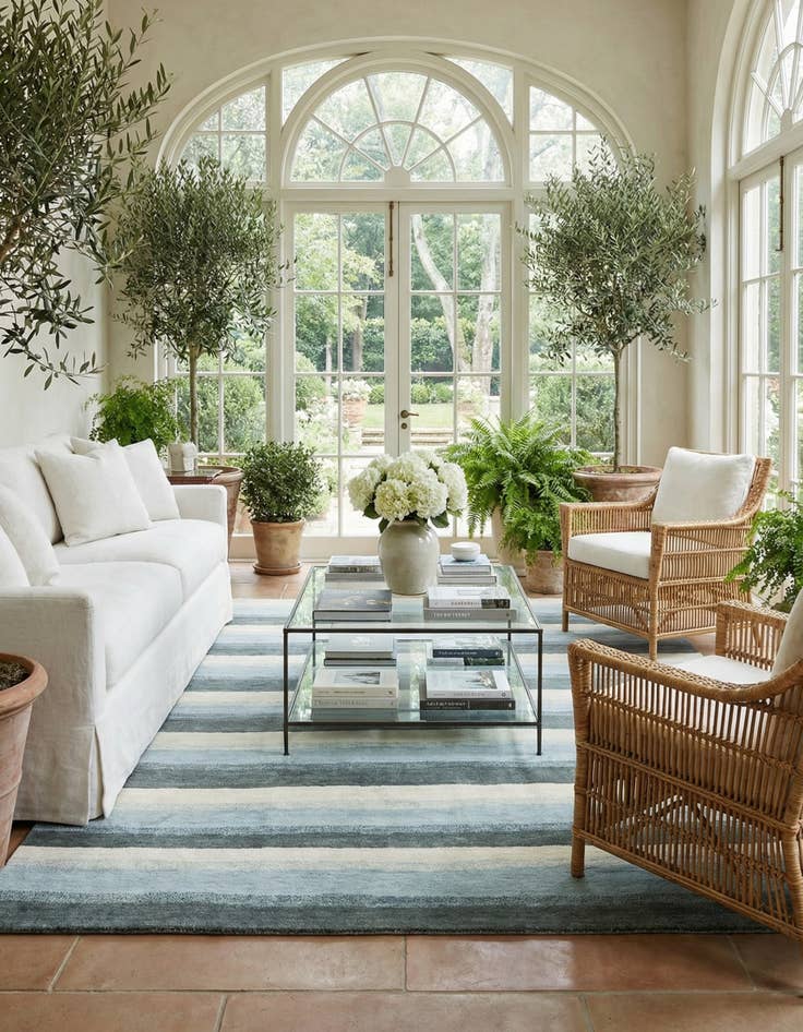 Detail image of 6' 7 x 9' 10  Hand Knotted Nepal Wool Rug