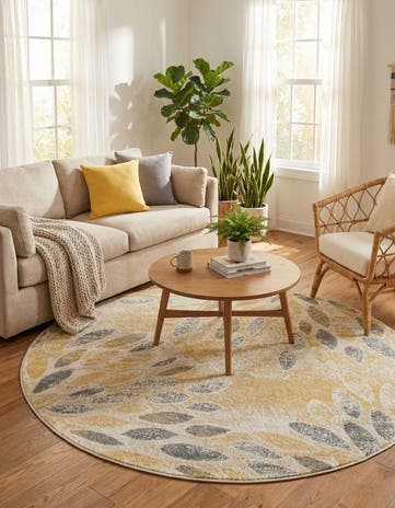 5' x 5' Charleston Round Rug