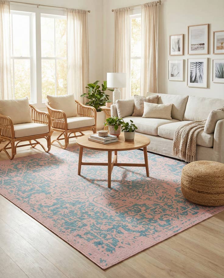 Detail image of 10' 8 x 10' 8 Easy-Clean Jill Zarin Dubai Indoor / Outdoor Square Rug