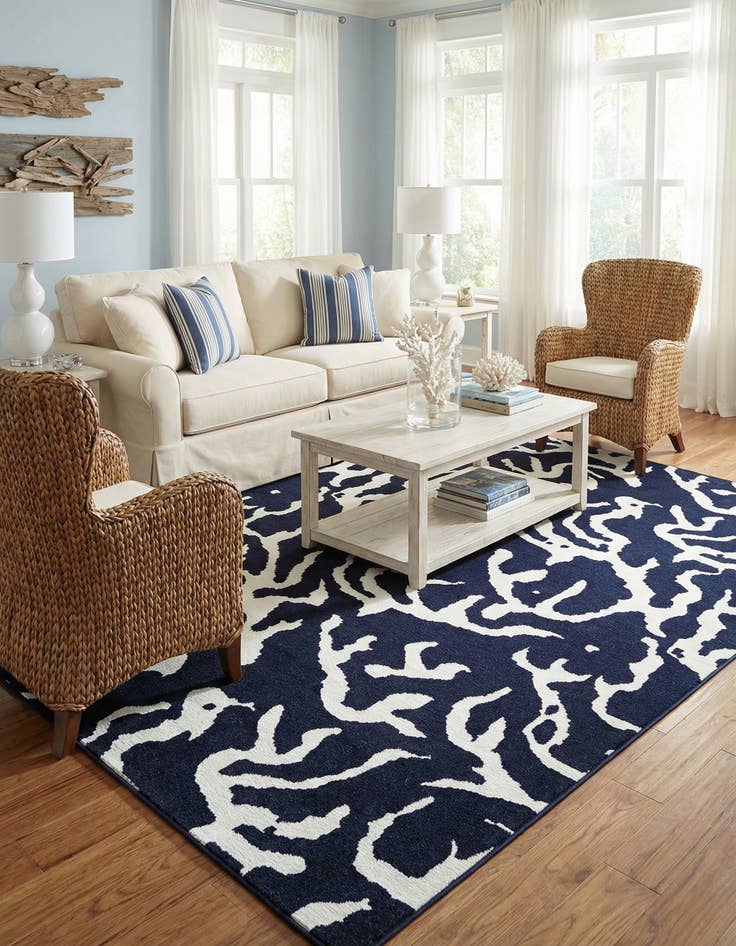 Detail image of 10' x 14'  Washable Sabrina Soto Indoor / Outdoor Rug