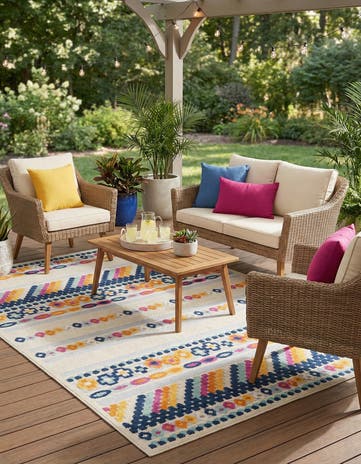 7' x 10' Easy-Clean Aruba Indoor / Outdoor Rug
