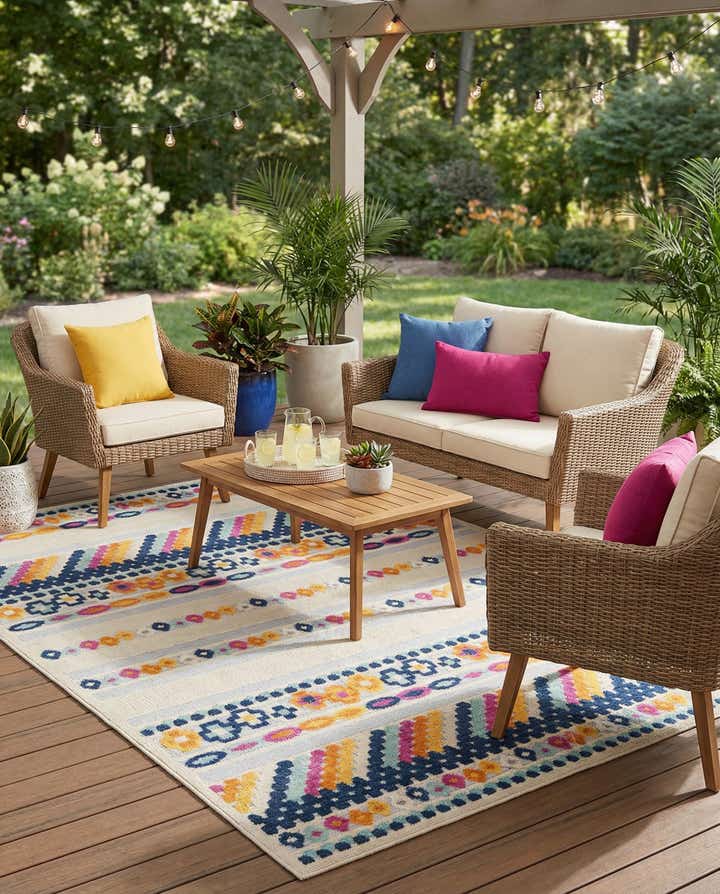 7' x 10' Easy-Clean Aruba Indoor / Outdoor Rug