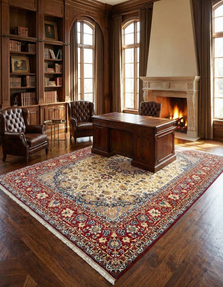 Detail image of 10' x 14' 5 Najafabad Rug