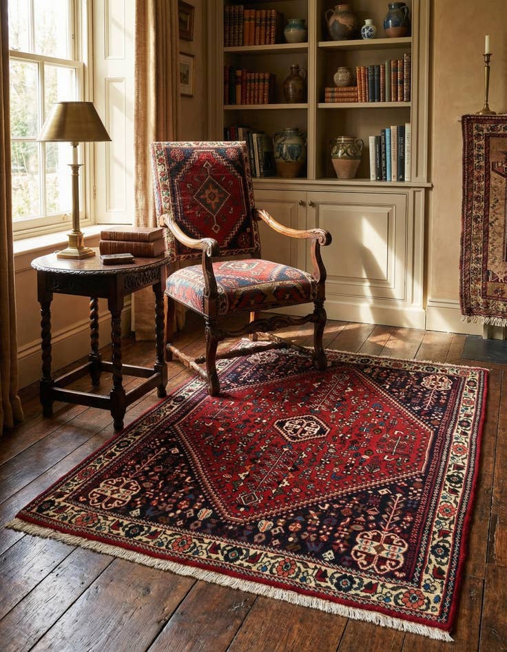 Detail image of  3' 7 x 4' 11 Afshar Rug