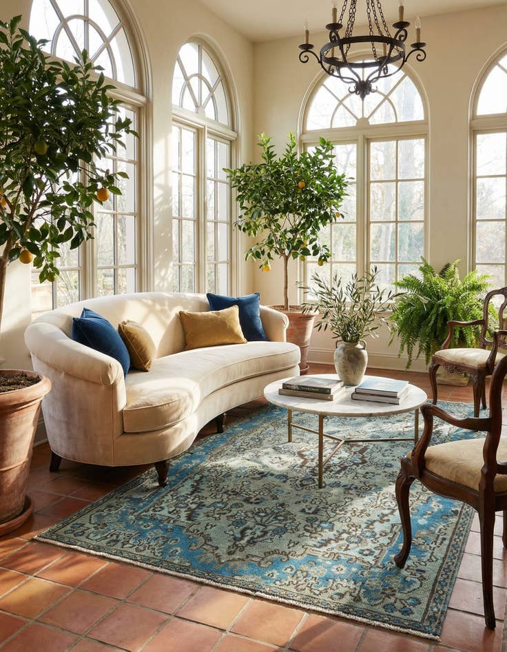 Detail image of 4' 9 x 8' 3 Vintage Royal Rug