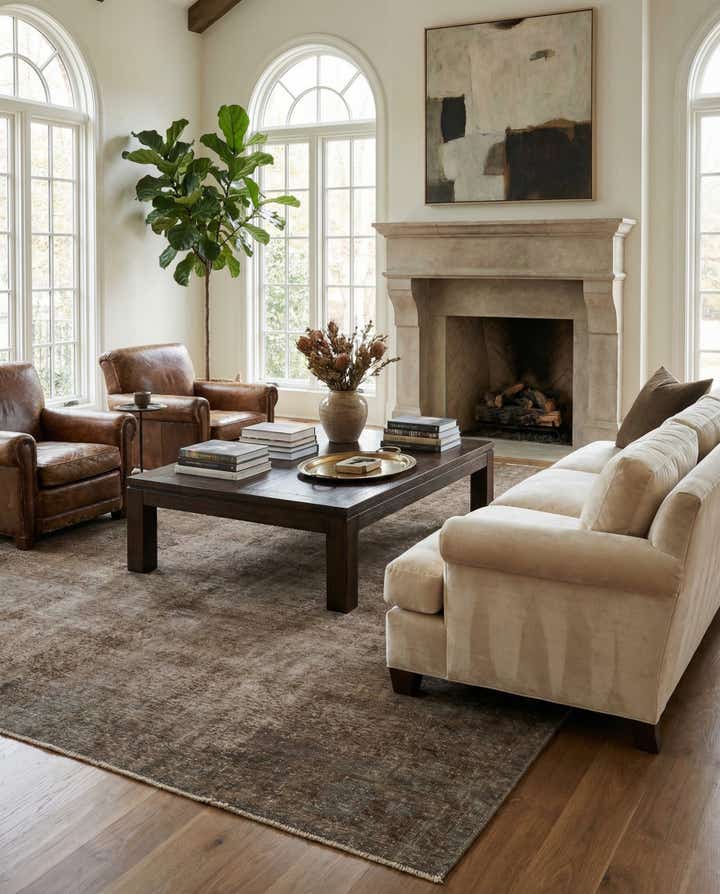 9' 3 x 11' 10 Hand Knotted Ultra Vintage Persian Wool Rug