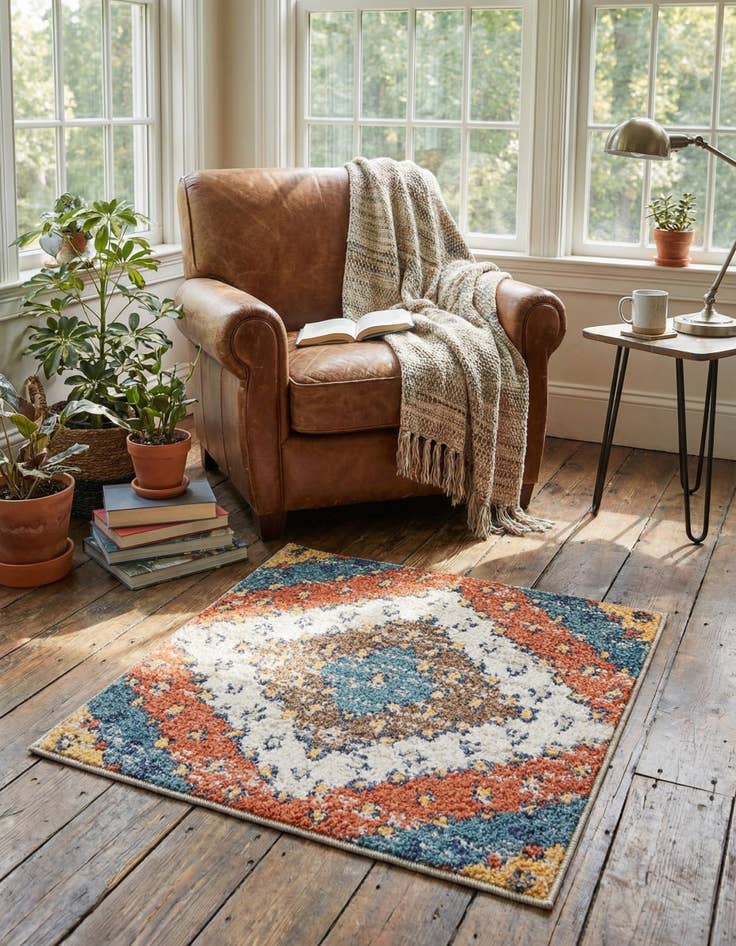 Detail image of  1' 4 x 1' 4 Aramis Sample Rug