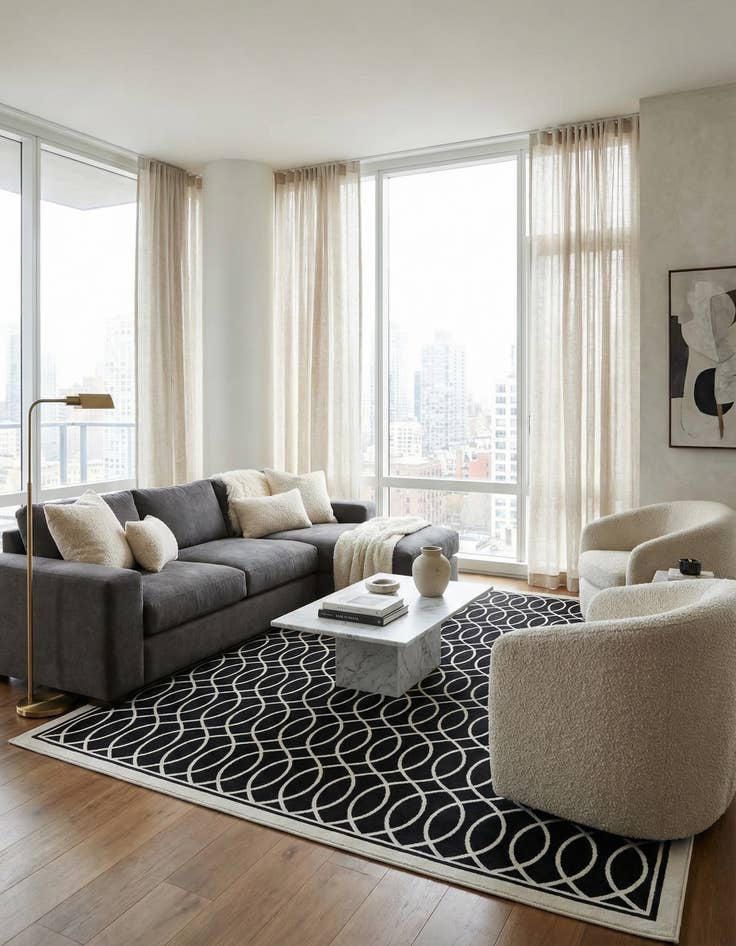 Detail image of 9' 10 x 14' Milano Rug