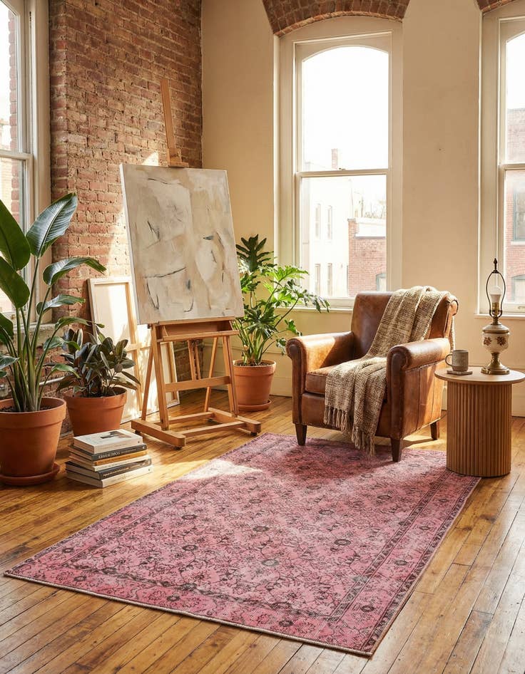 Detail image of 5' 11 x 9' 5 Ultra Vintage Wool Rug