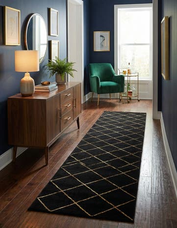 2' 7 x 12' Vogue Geo Runner Rug