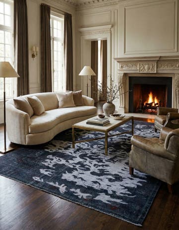 9' x 12' 1 Hand Knotted Ultra Vintage Persian Wool Rug