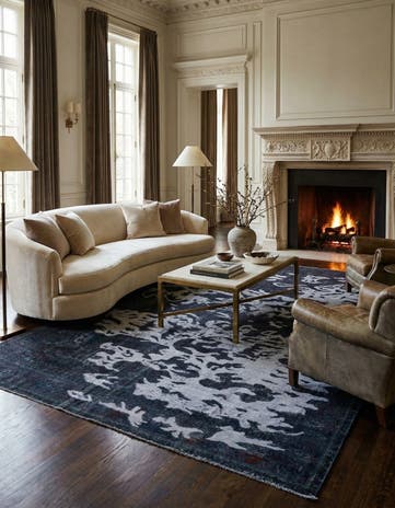 9' x 12' 1 Hand Knotted Ultra Vintage Persian Wool Rug