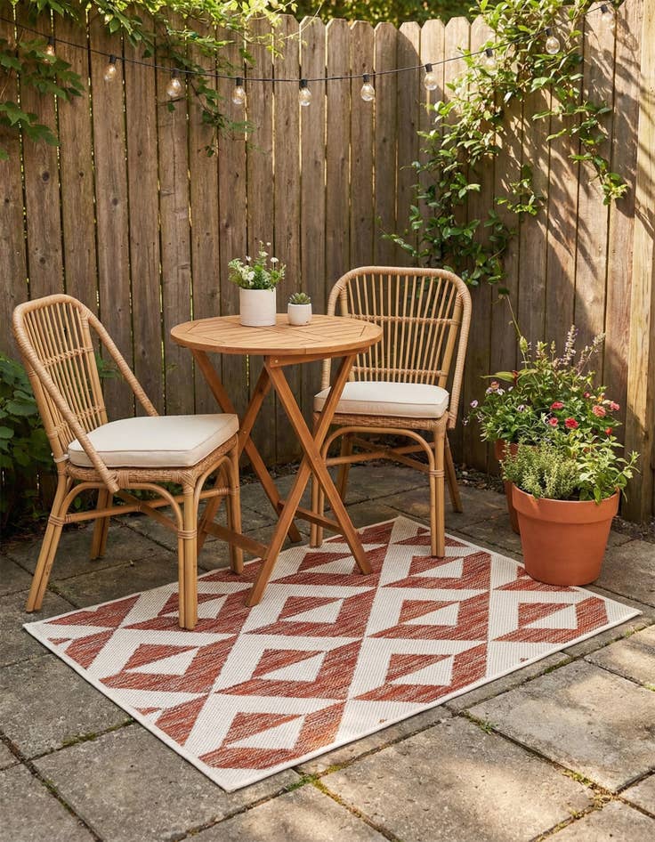 Detail image of  2' x 3'  Washable Jill Zarin Napa Indoor / Outdoor Rug