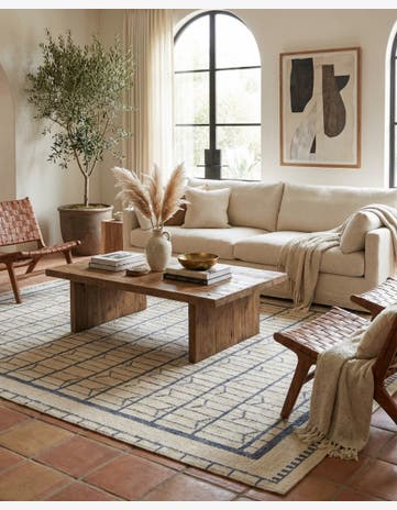 8' 8 x 10' 8 Hand Knotted Moroccan Wool Rug