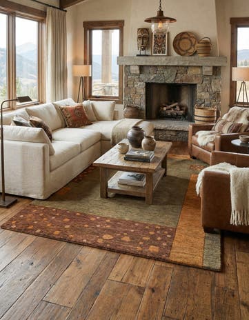 7' 2 x 9' 9 Hand Knotted Kashkuli Gabbeh Rug