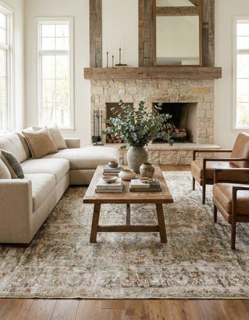 9' 5 x 13' Hand Knotted Ultra Vintage Persian Wool Rug
