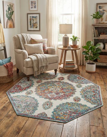 Cream Paragon Octagon Rug