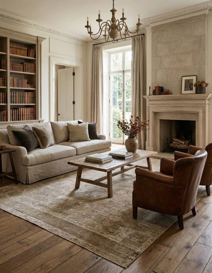 Detail image of  9' 3 x 13'  Hand Knotted Ultra Vintage Persian Wool Rug