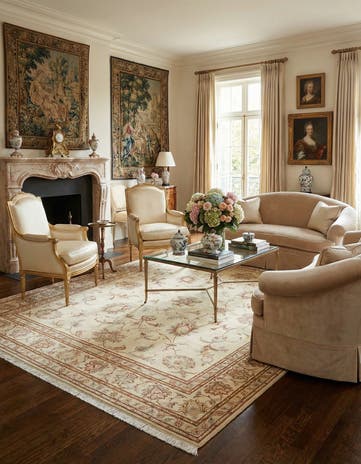6' 7 x 8' 4 Tabriz Rug