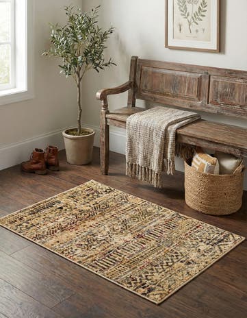 Beige Saturn Rug