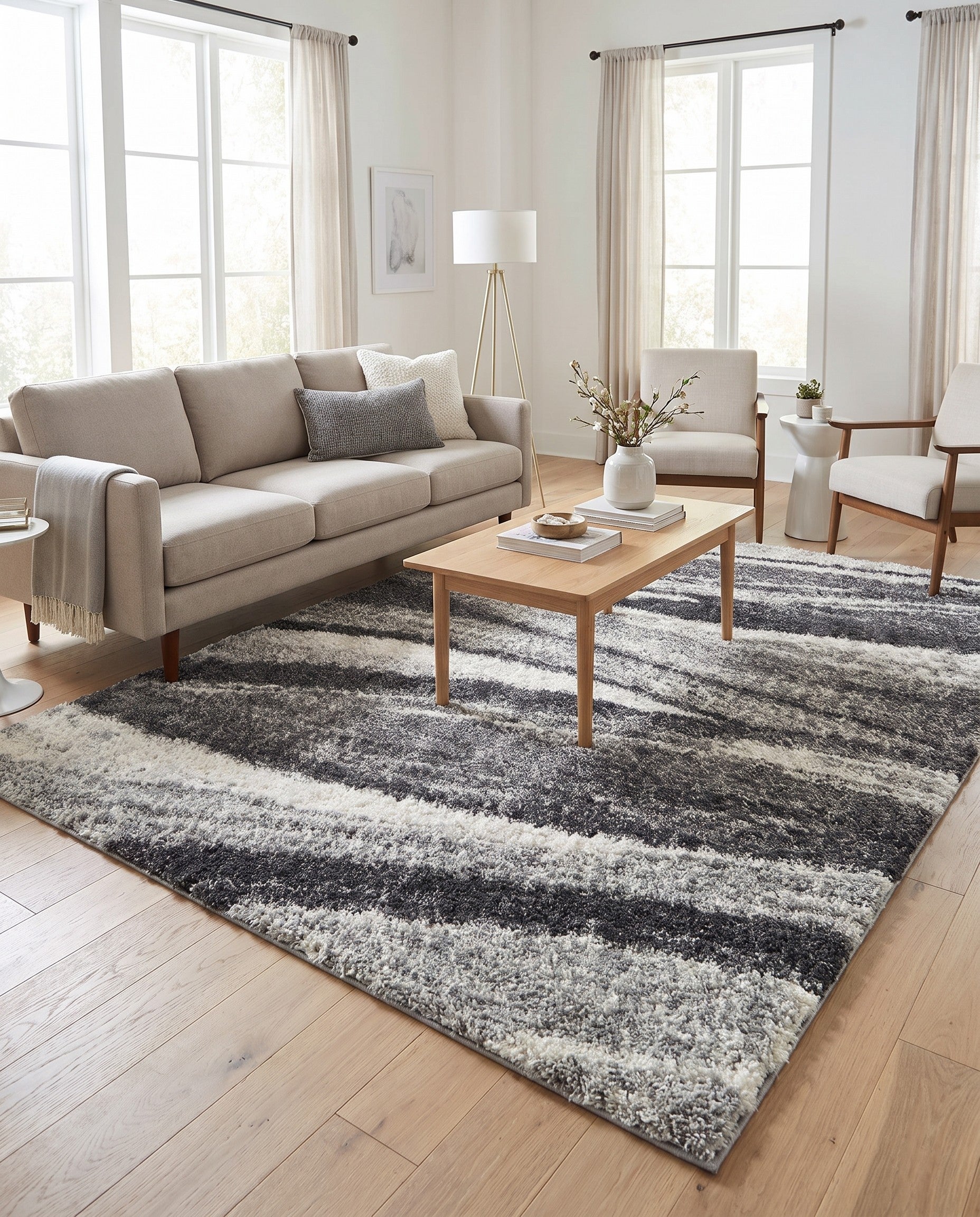 185cm x 275cm Soft Touch Shag Rug